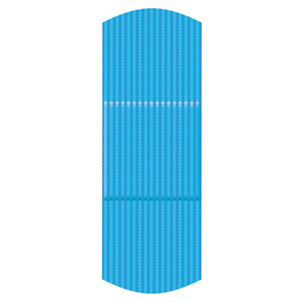 3"x2" XRay Visible / Metal Detectable Blue Bandage, 50/pack P1113